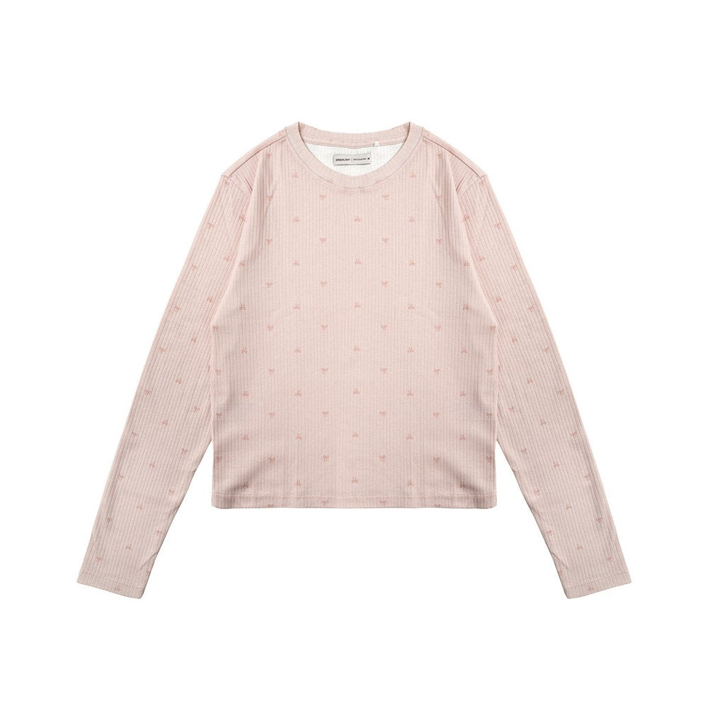 Greenlight Women's T-Shirt Long Sleeve Body Fit Cotton Himari C070726