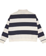 Greenlight Women's Collar T-Shirt Long Sleeve Loose Fit Stripe Tee Kisa HP-C010626