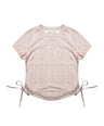 Greenlight Women's T-Shirt Short Sleeve Body Fit Ruched Side Suzu HP-C010726