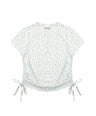 Greenlight Women's T-Shirt Short Sleeve Body Fit Ruched Side Suzu HP-C010726