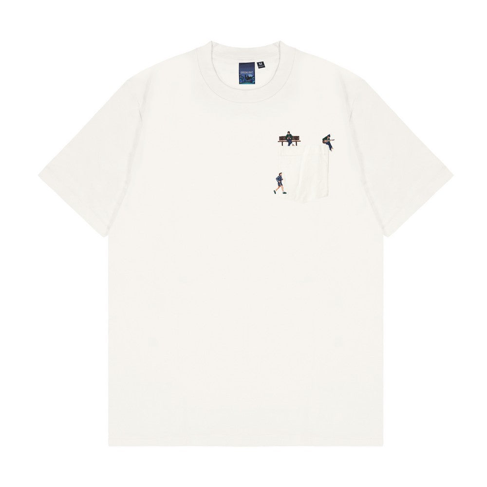 Greenlight Men's T-Shirt Short Sleeve Regular Fit Cotton Venture City 090626