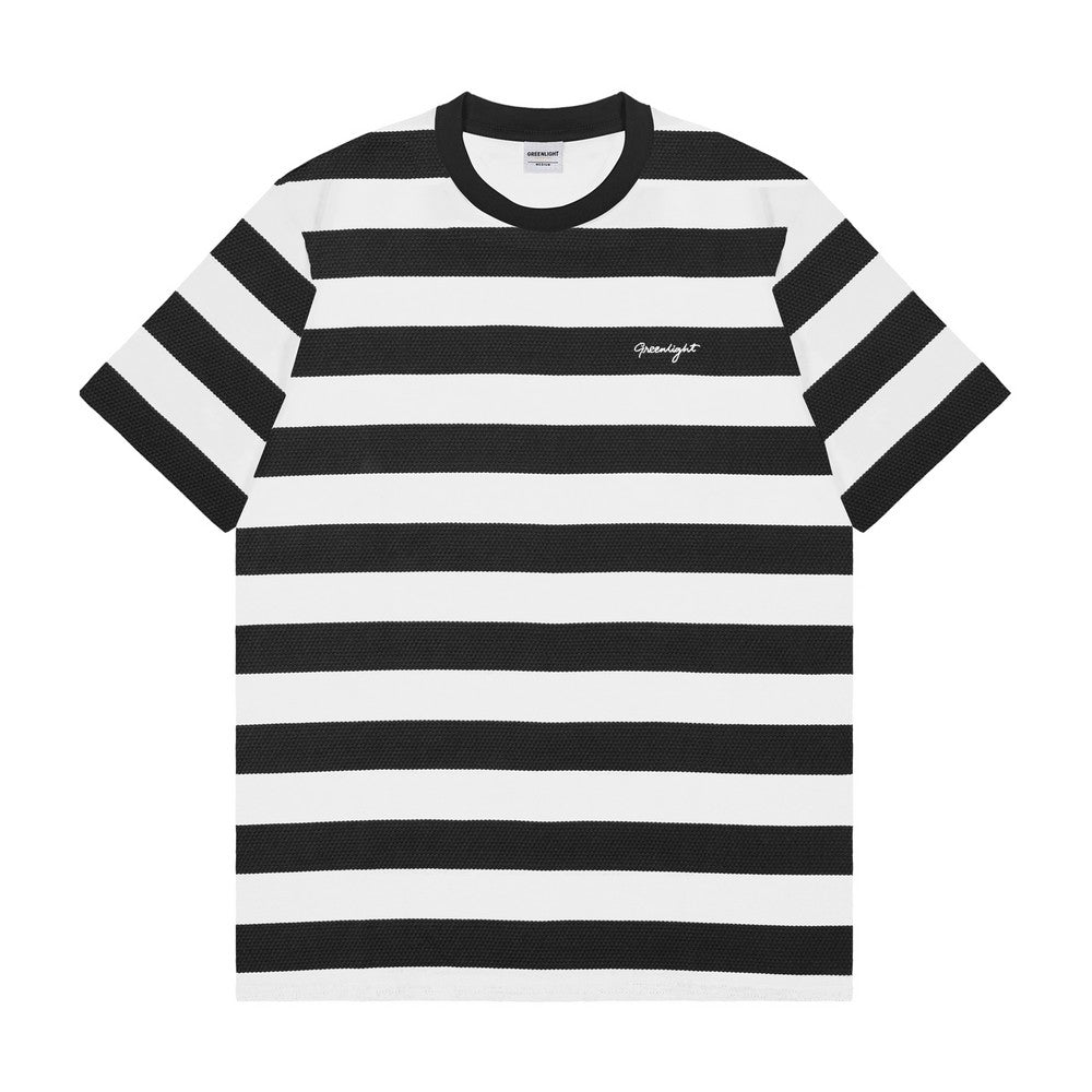 Greenlight Essential Men's Stripe T-Shirt Short Sleeve Regular Fit Cotton Enmu C010826