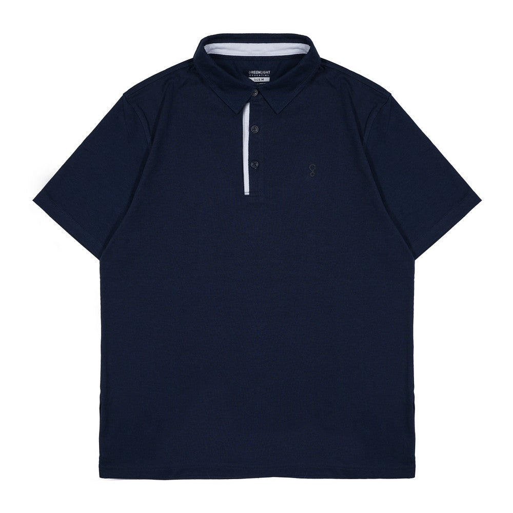 Greenlight Essential Men's Collar T-Shirt Short Sleeve Regular Fit Cotton Veroksa C030826