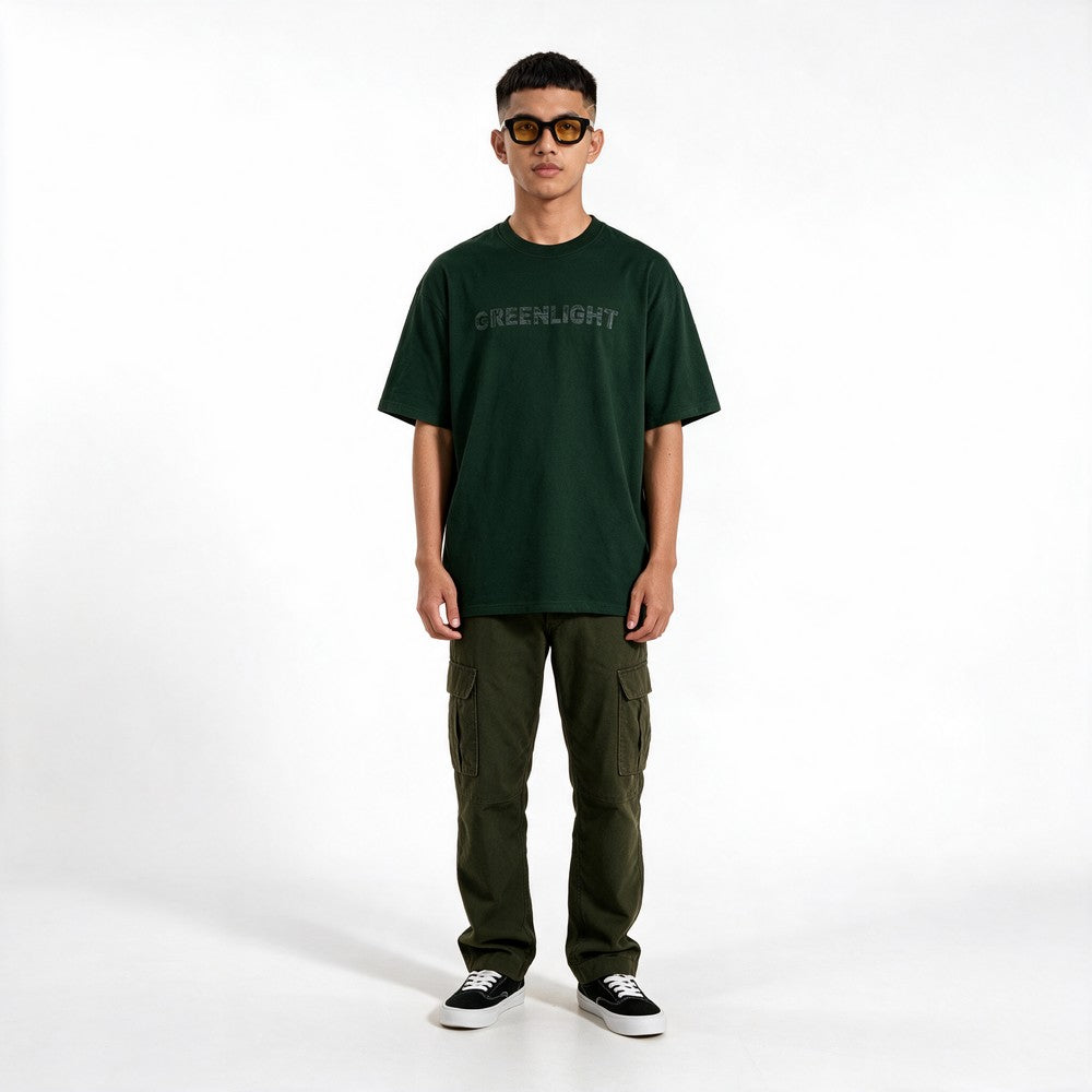 Greenlight Men's T-Shirt Short Sleeve Slim Fit Cotton Ethwave C121026