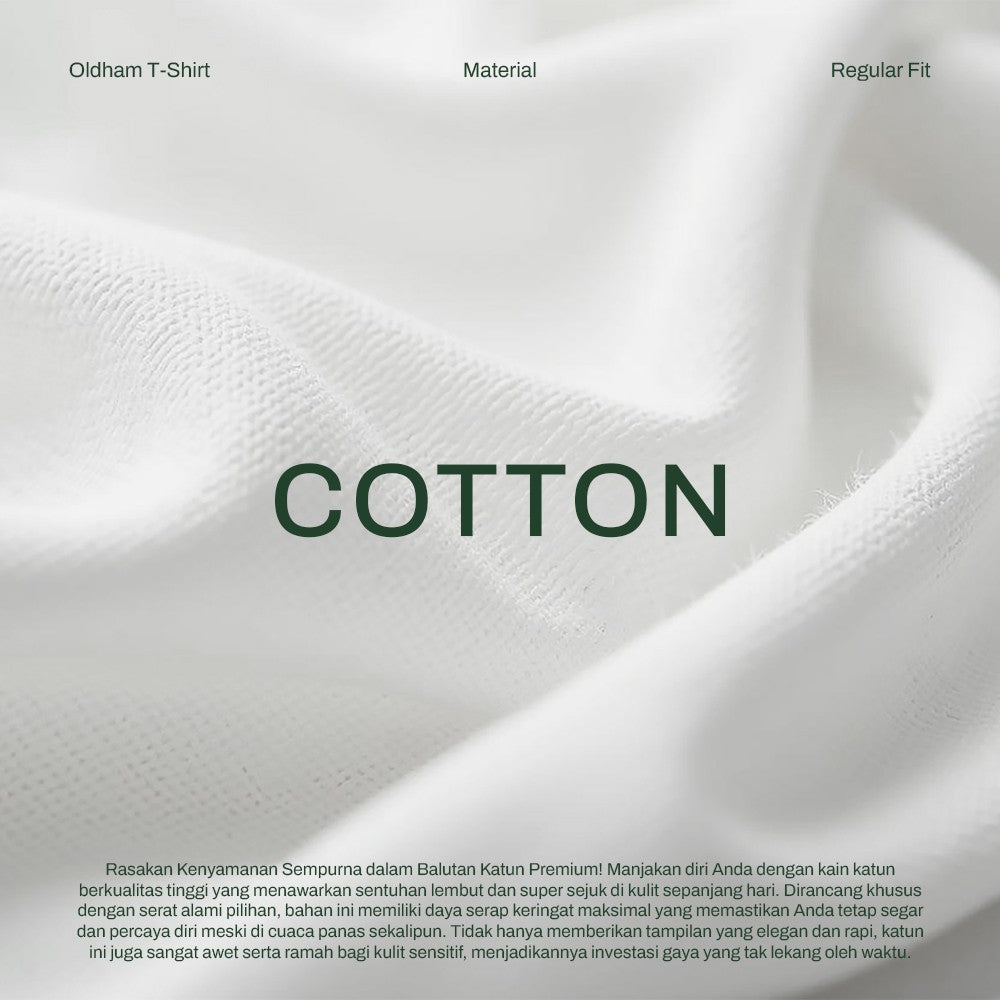 Kaos Pria Greenlight Katun Lengan Pendek Logo OL-C241223