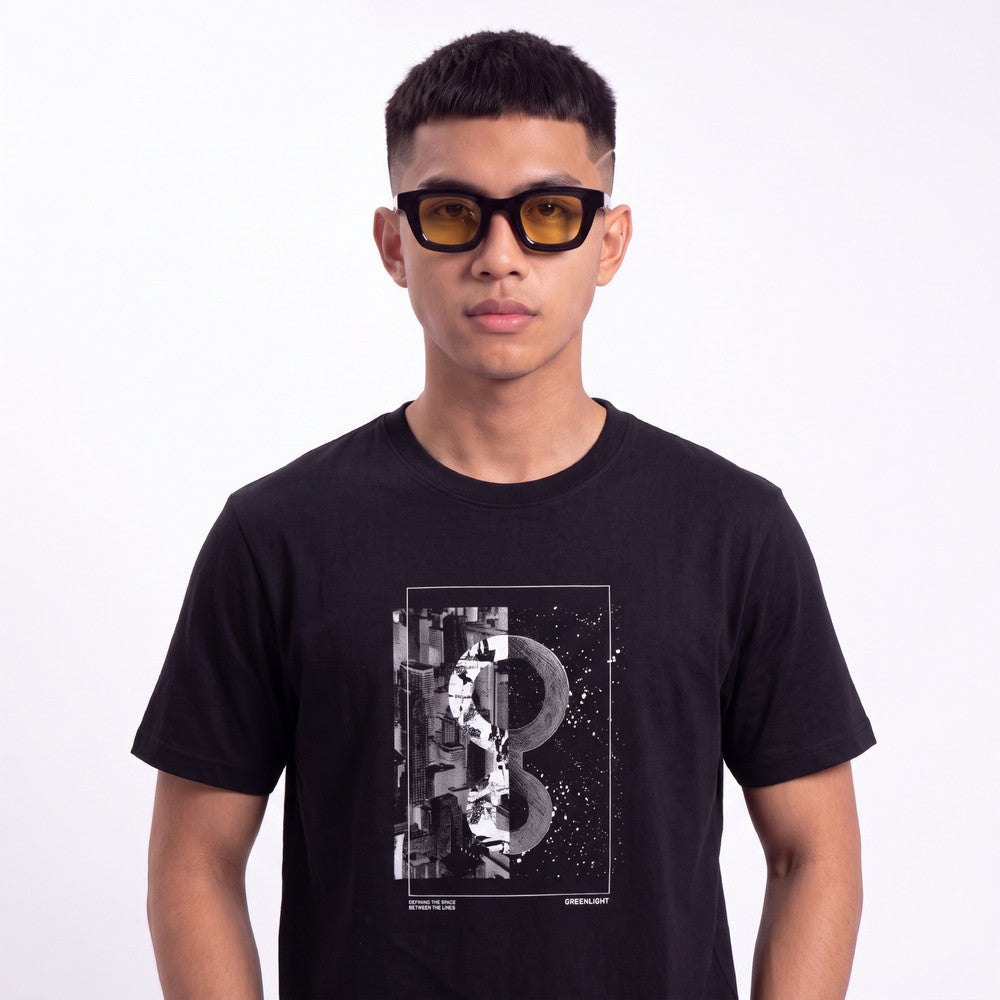 Greenlight Men's T-Shirt Short Sleeve Slim Fit Cotton Scape C151026