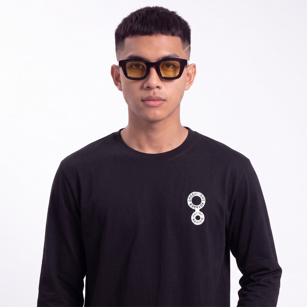 Greenlight Voyager Men's T-Shirt Long Sleeve Regular Fit Cotton Morbnius C101126