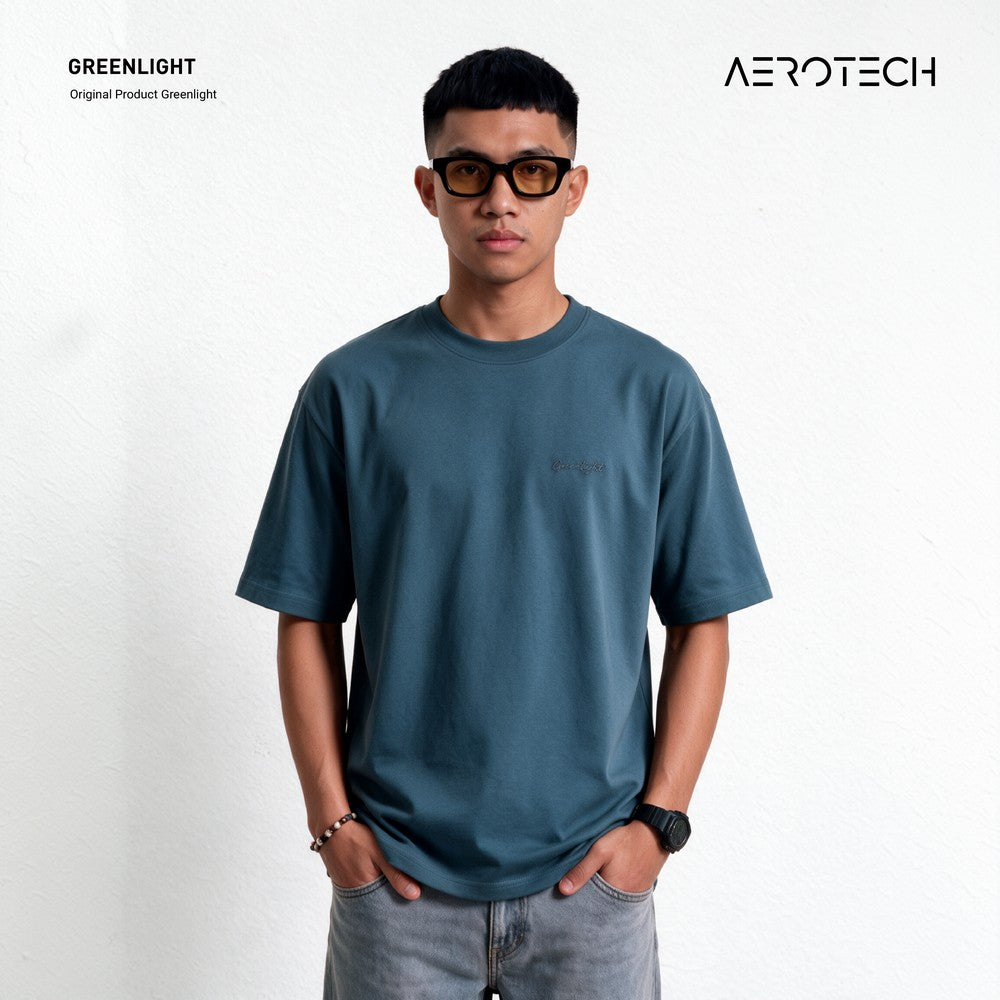 Greenlight Men's T-Shirt Short Sleeve Relaxed Fit Basic Cotton Hustons HP-C740924