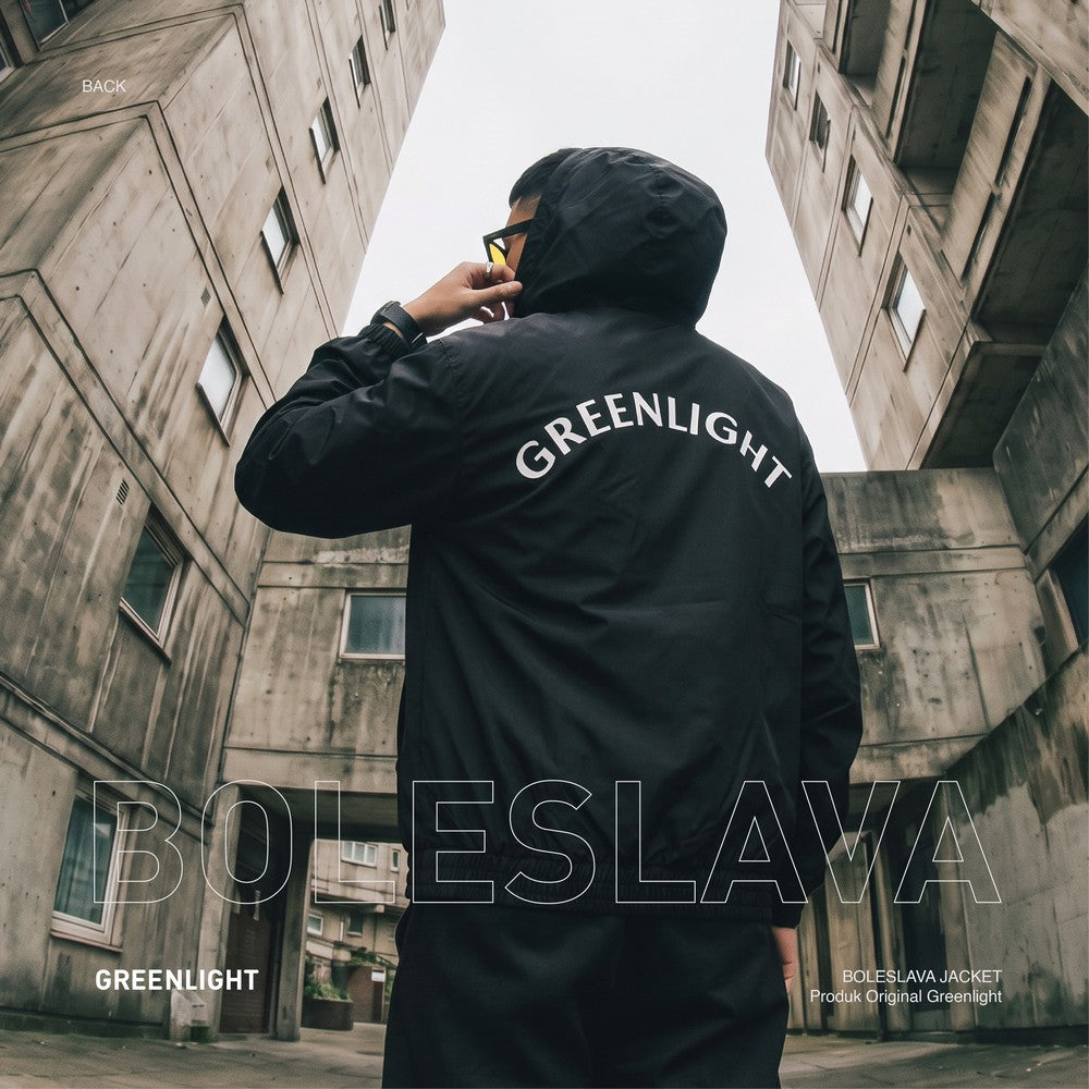 Greenlight Men's Windbreaker Jacket Regular Fit Taslan Boleslava OL-C030525