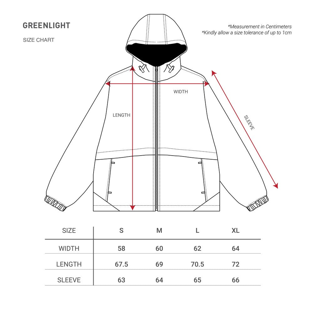 Greenlight Men's Tracksuit Jacket Regular Fit Parachute Hoka OL-C031124