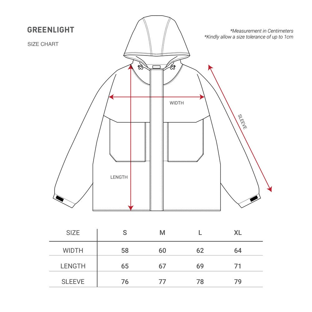 Greenlight Men's Windbreaker Jacket Regular Fit Crinkle Taslan Niro OL-C060426
