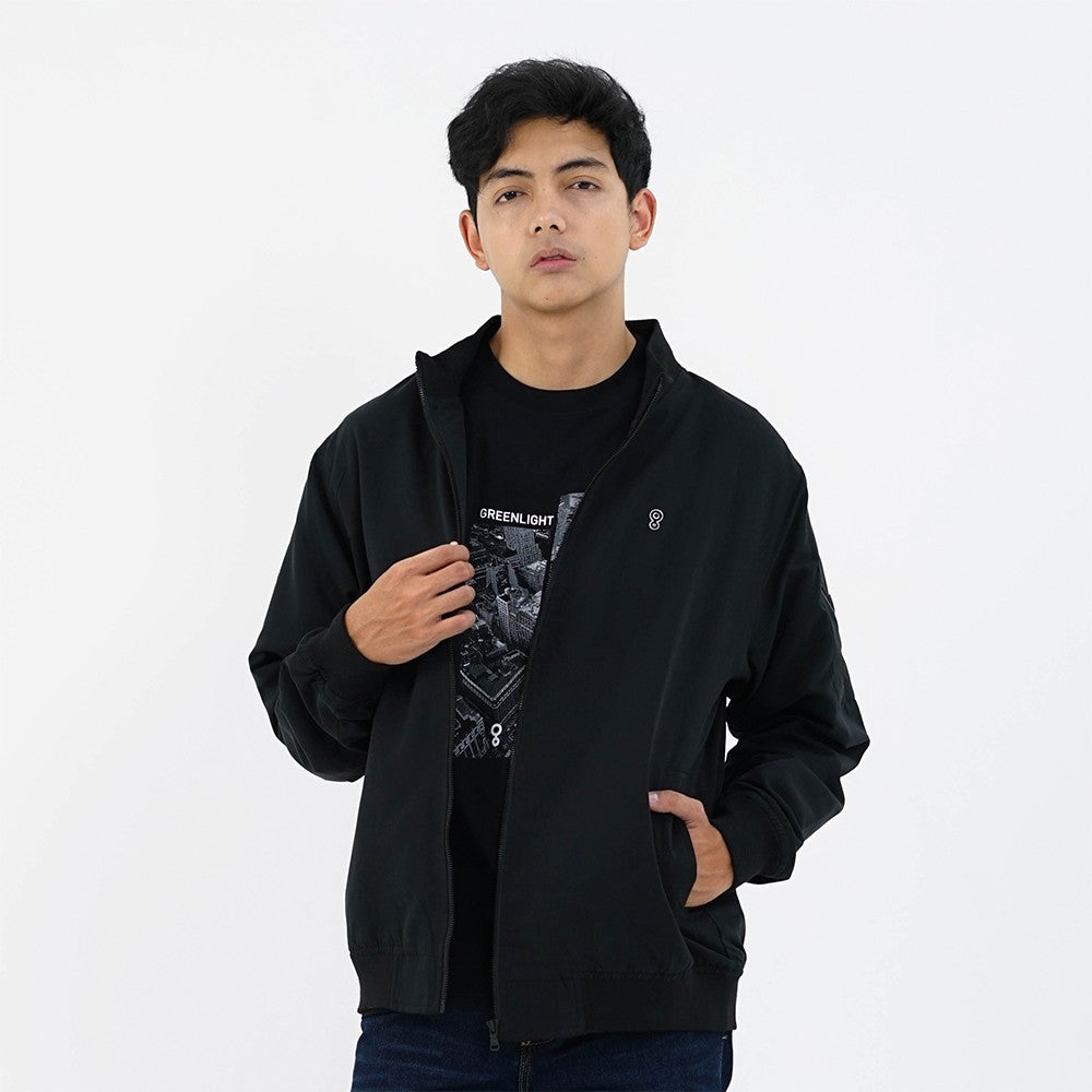 Greenlight Men's High Collar Jacket Regular Fit Parachute Cipher OL-C101124