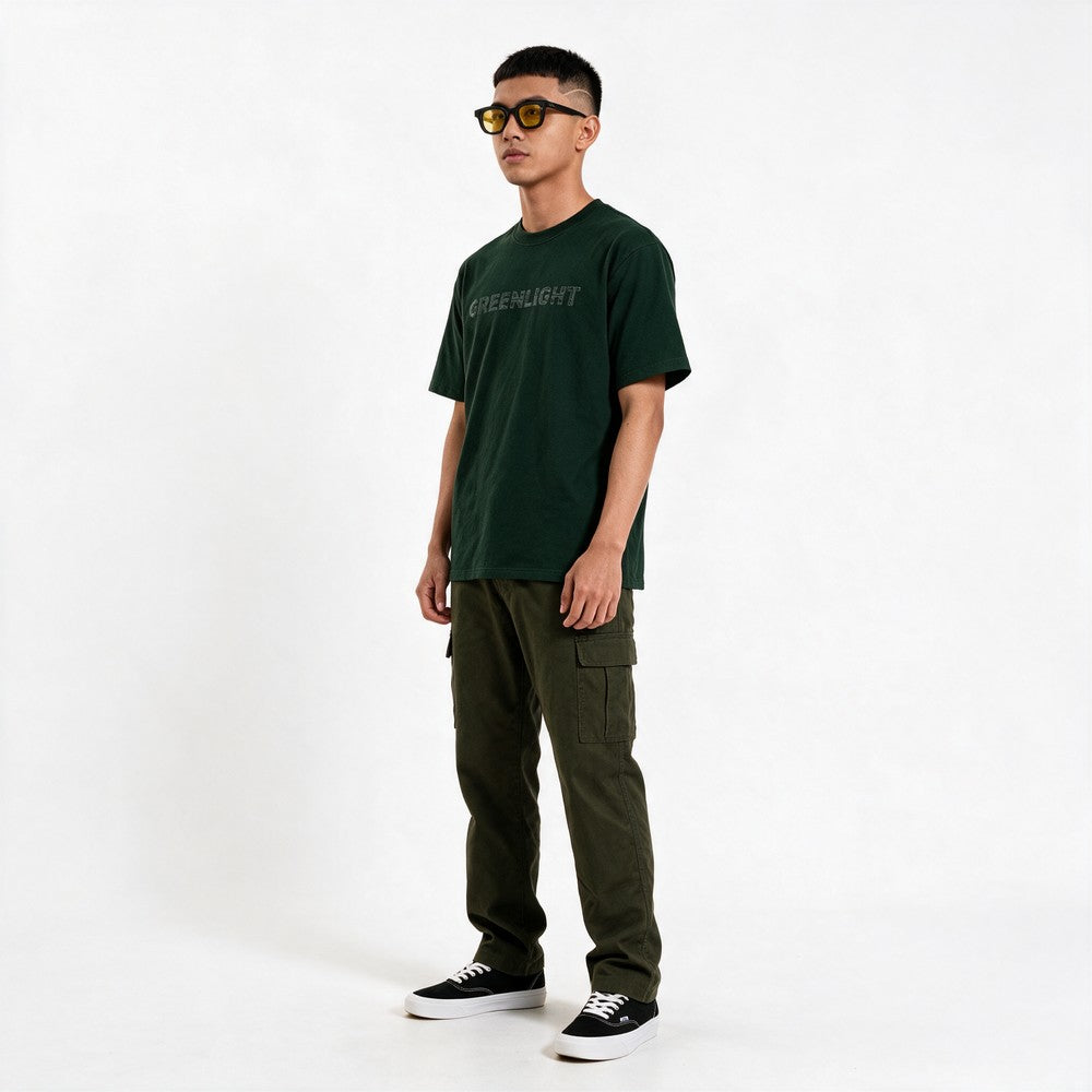 Greenlight Men's T-Shirt Short Sleeve Slim Fit Cotton Ethwave C121026
