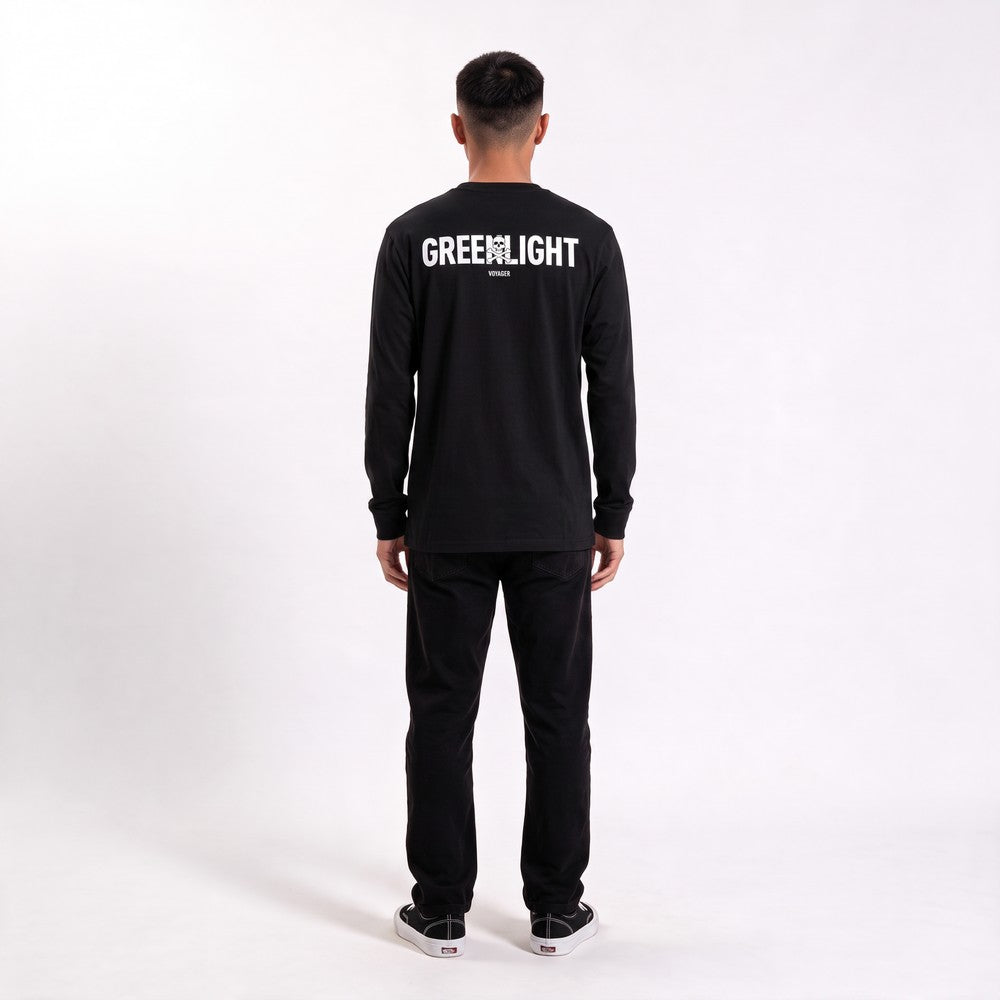 Greenlight Voyager Men's T-Shirt Long Sleeve Regular Fit Cotton Necromancer C081126