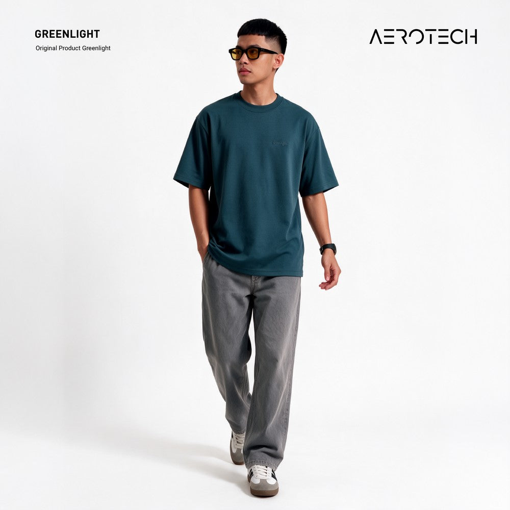 Greenlight Men's T-Shirt Short Sleeve Relaxed Fit Basic Cotton Hustons HP-C740924