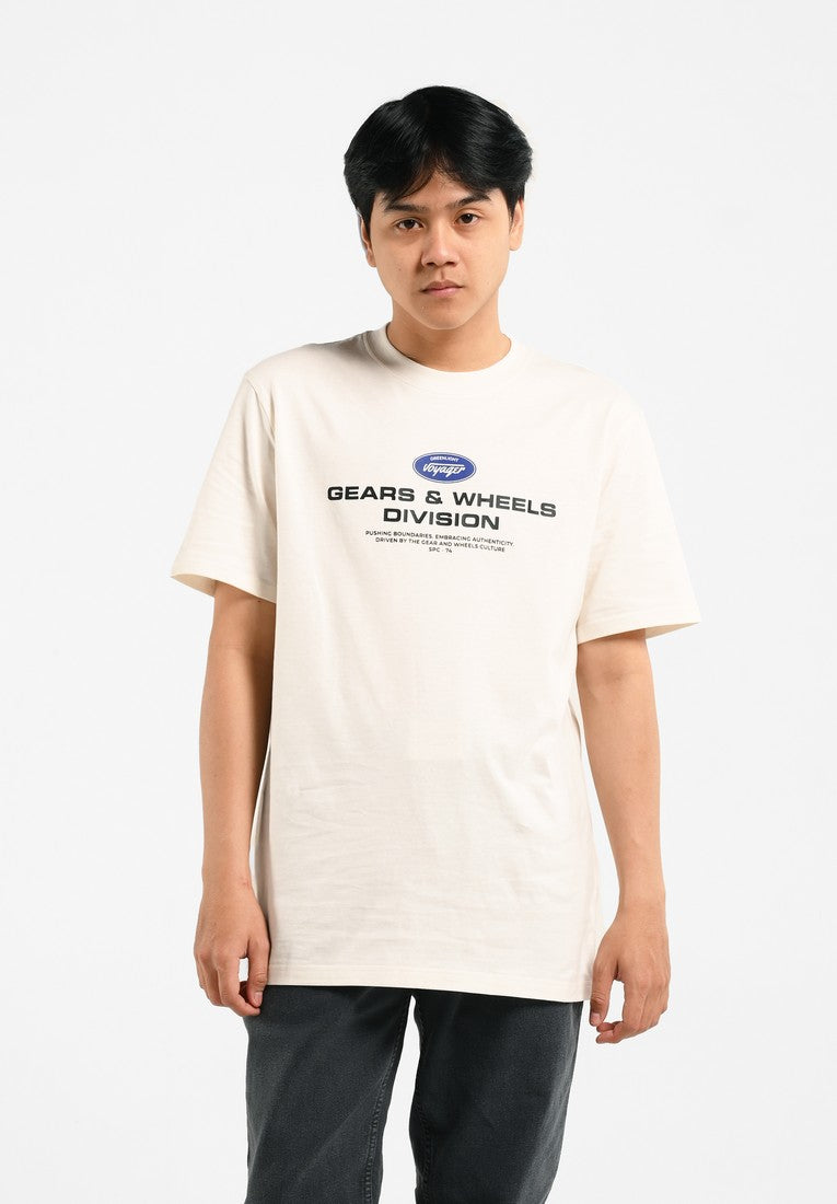 Greenlight Voyager Kaos Pria Lengan Pendek Regular Fit Katun Gears C040225