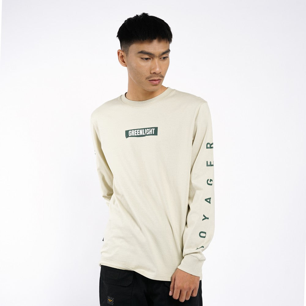 Greenlight Voyager Kaos Pria Lengan Panjang Regular Fit Katun Bowman C080626
