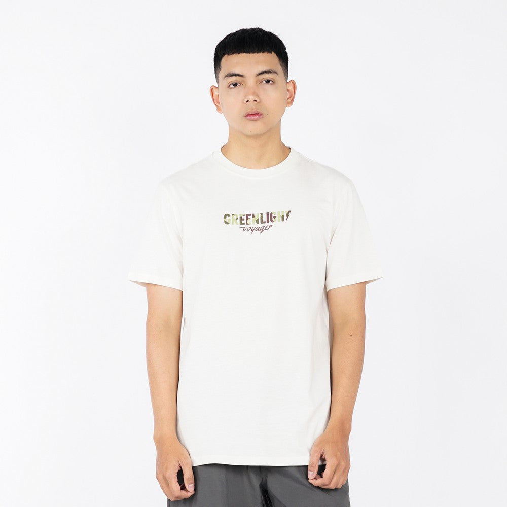 Greenlight Voyager Men's T-Shirt Short Sleeve Regular Fit Logo Script Camo C101024
