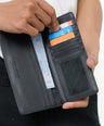 Greenlight Essential Men's Long Bifold Wallet Synthetic Leather Ascend HP-010126