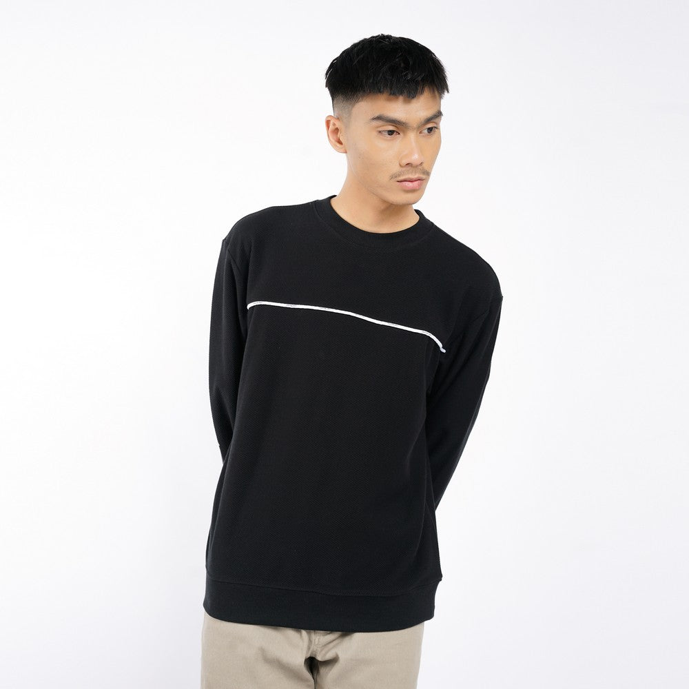 Greenlight Essential Jaket Pria Crewneck Sweatshirt Regular Fit Aliandi C010726