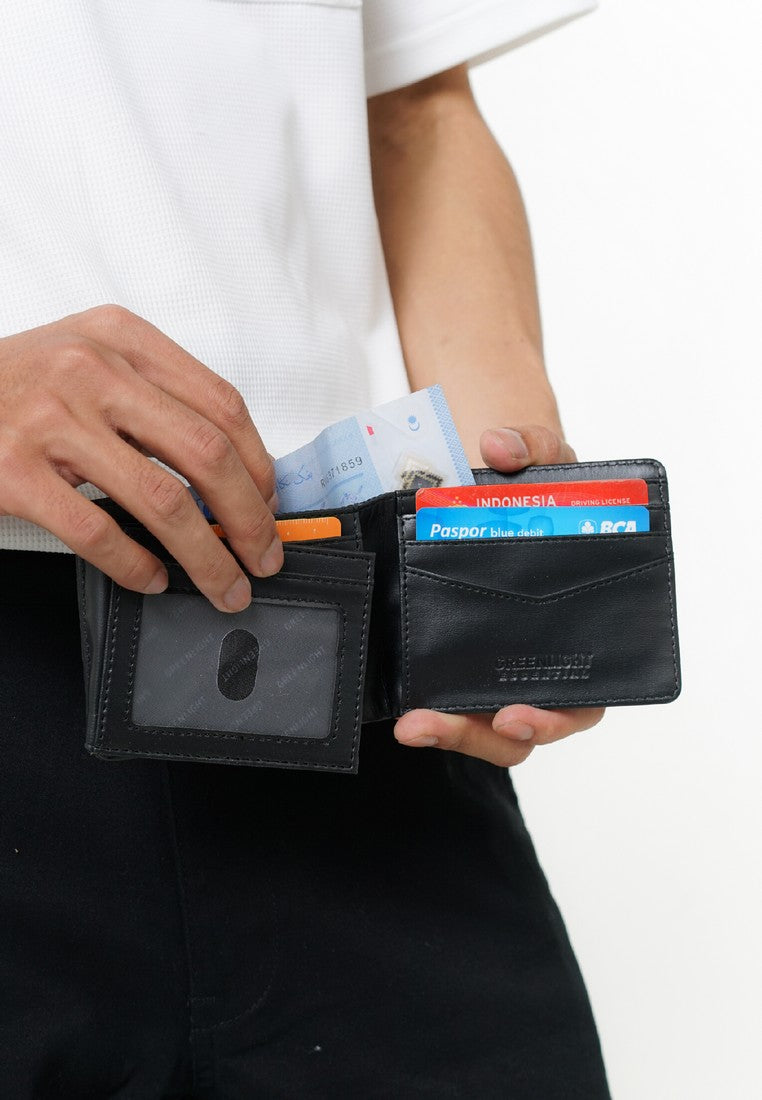 Greenlight Essential Men's Bifold Wallet Synthetic Leather Denver HP-051124