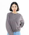 Greenlight Women's Jacket Crewneck Sweatshirt Loose Fit Baby Terry Selena HP-C010126