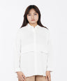 Greenlight Women's Shirt Long Sleeve Loose Fit Drawstring Sooka HP-010325