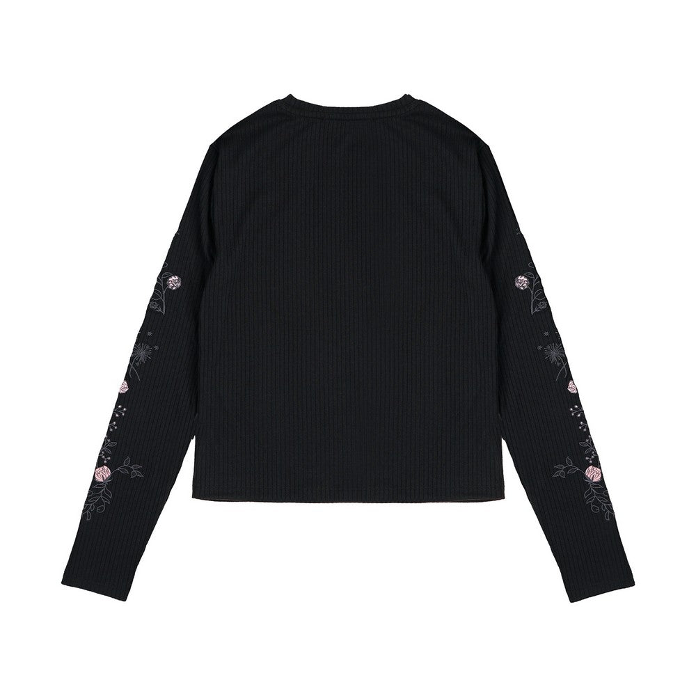 Greenlight Women's T-Shirt Long Sleeve Body Fit Embroidery Kahari HP-C010326