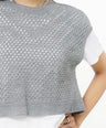Greenlight Kaos Wanita dengan Vest Crochet Rajut Loose Fit Zia HP-C020326