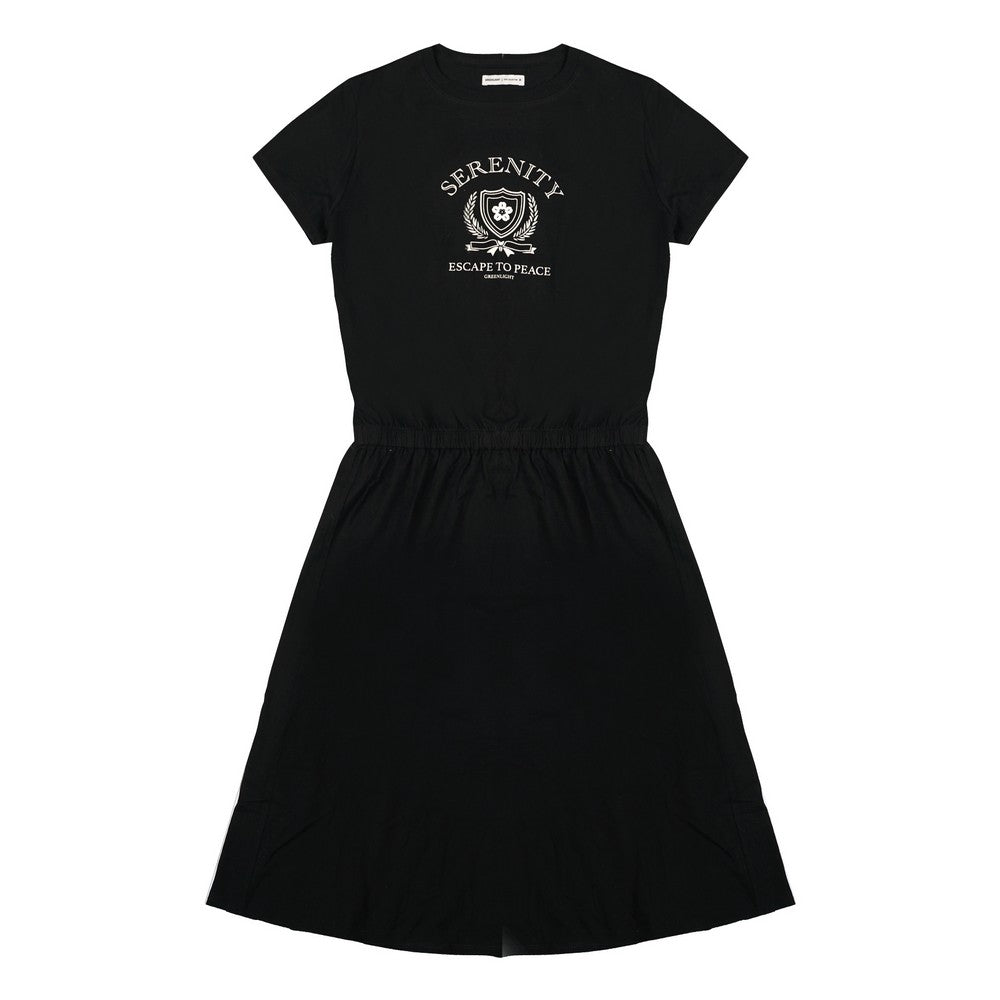 Greenlight Women's Midi Dress Short Sleeve Loose Fit Rample Skirt Hailey HP-C010426