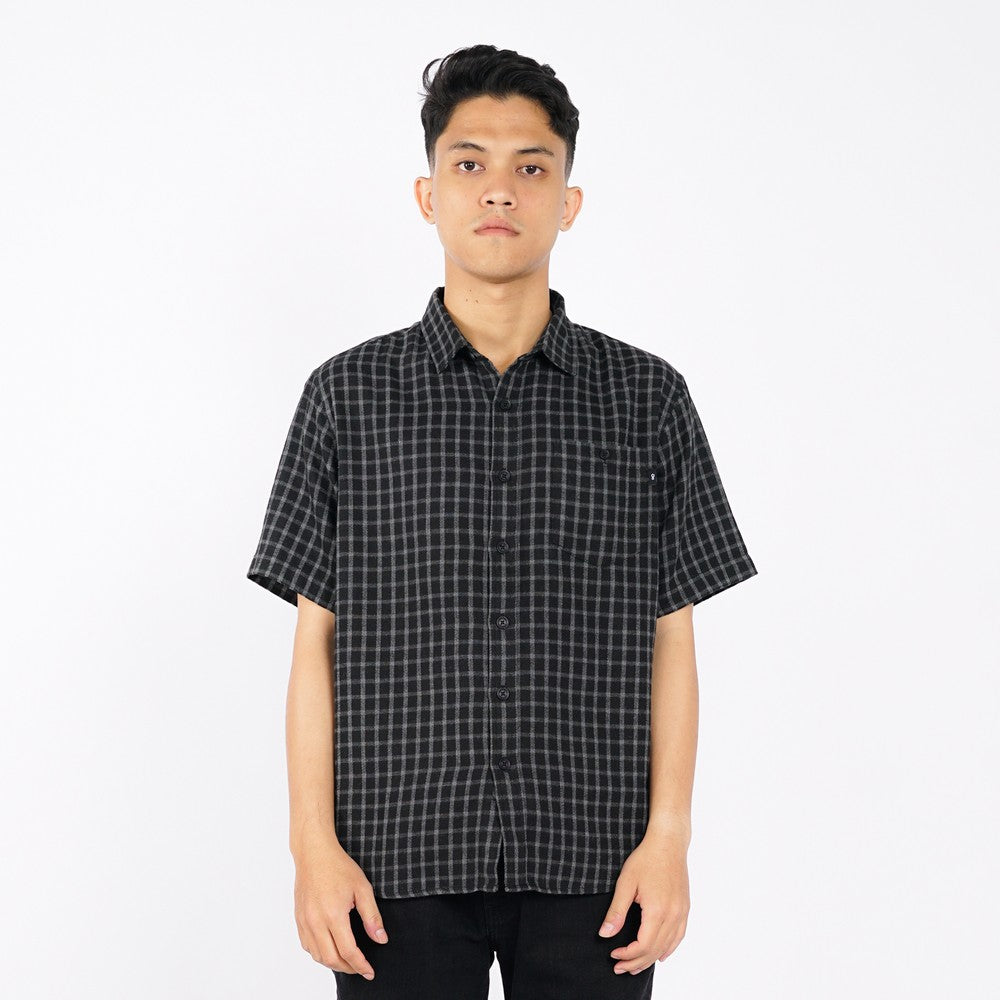 Greenlight Men's Plaid Shirt Short Sleeve Regular Fit Cotton Percy HP-010625
