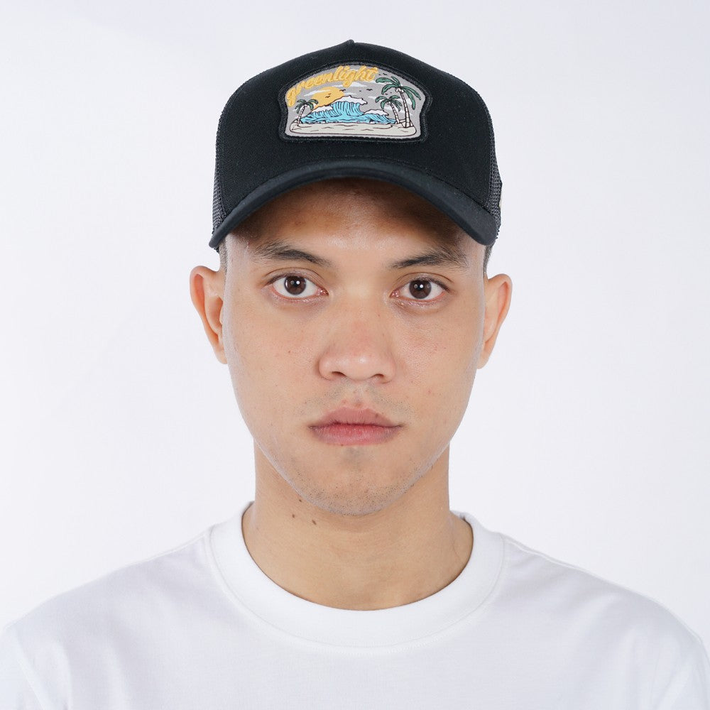 Greenlight Topi Pria Trucker Hat Polyester Napili HP-C010625