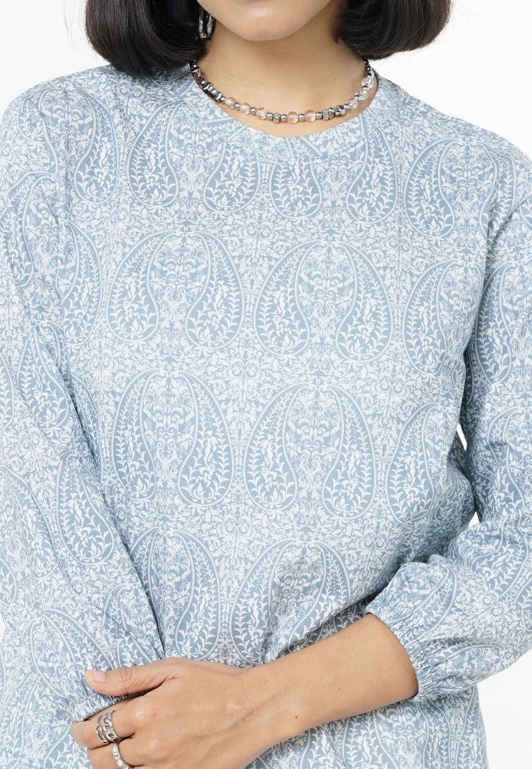 Greenlight Women's T-Shirt 7/8 Sleeve Loose Fit Cotton Maiko HP-C010226