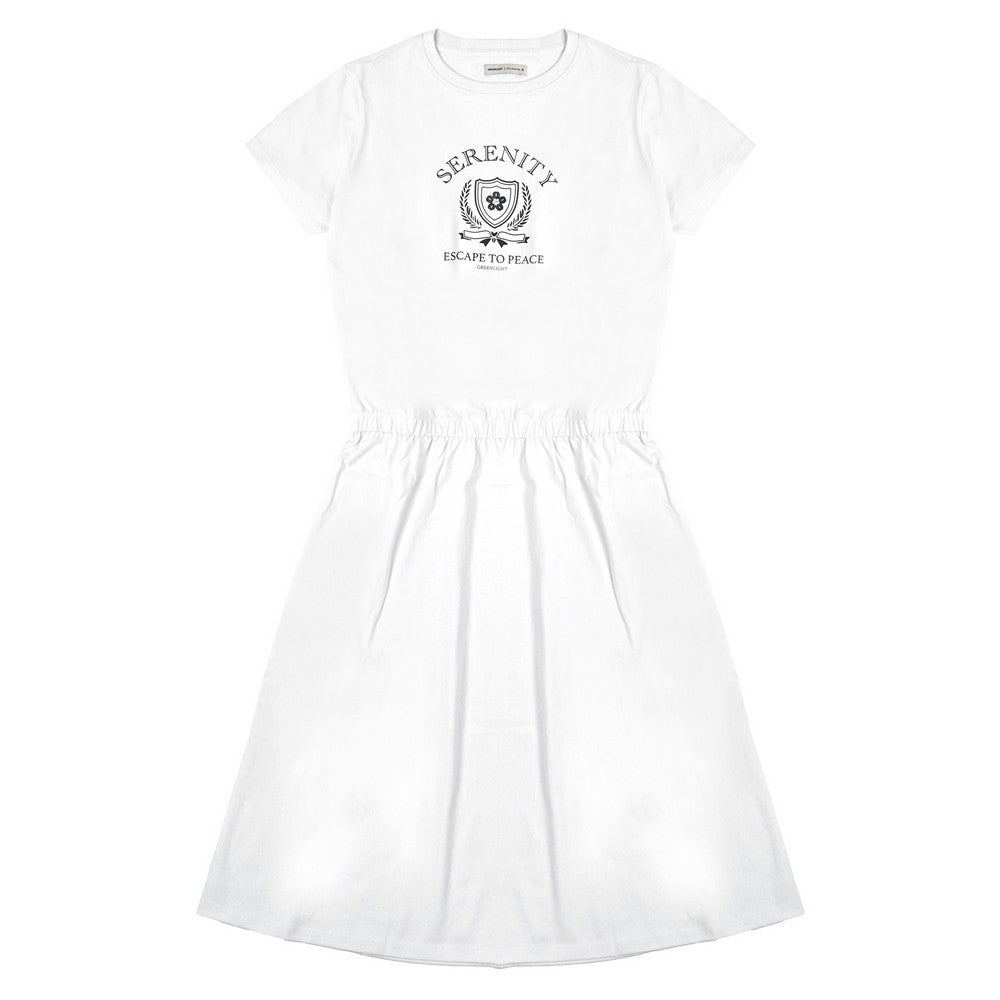 Greenlight Women's Midi Dress Short Sleeve Loose Fit Rample Skirt Hailey HP-C010426