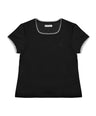 Greenlight Women's T-Shirt Short Sleeve Body Fit Mini Rib Takane HP-C010526