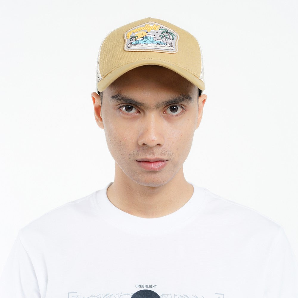 Greenlight Topi Pria Trucker Hat Polyester Napili HP-C010625