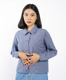 Greenlight Women's Buttoned Jacket Loose Fit Twill Maika HP-C010726