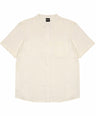 Greenlight Men's Basic Shirt Short Sleeve Regular Fit Mandarin Collar Leandro HP-C040125