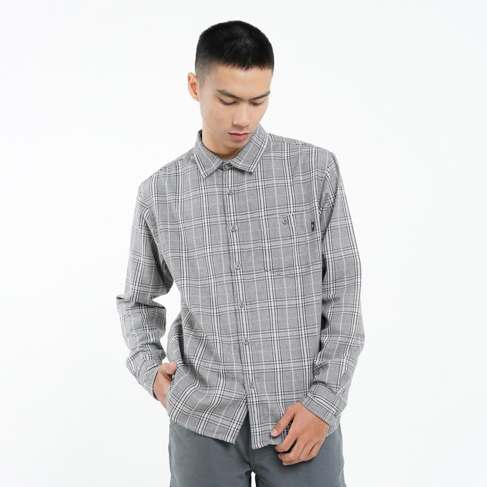 Greenlight Men's Plaid Checked Shirt Long Sleeve Regular Fit Paulo HP-040126