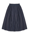 Greenlight Women's Midi Pleated A Line Skirt Cotton Denim Kay HP-C030126