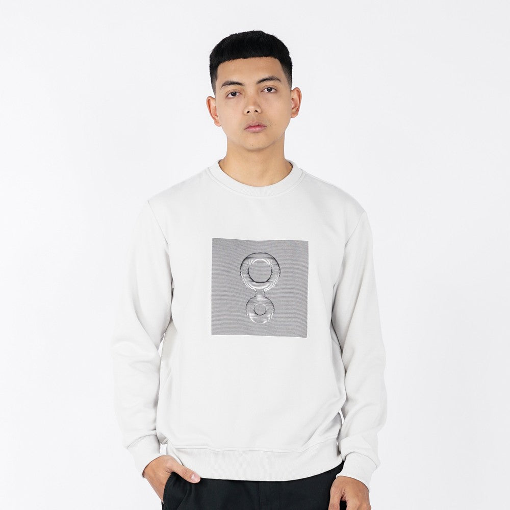 Greenlight Men's Jacket Crewneck Sweatshirt Regular Fit Fleece Logo Harlan HP-C040325