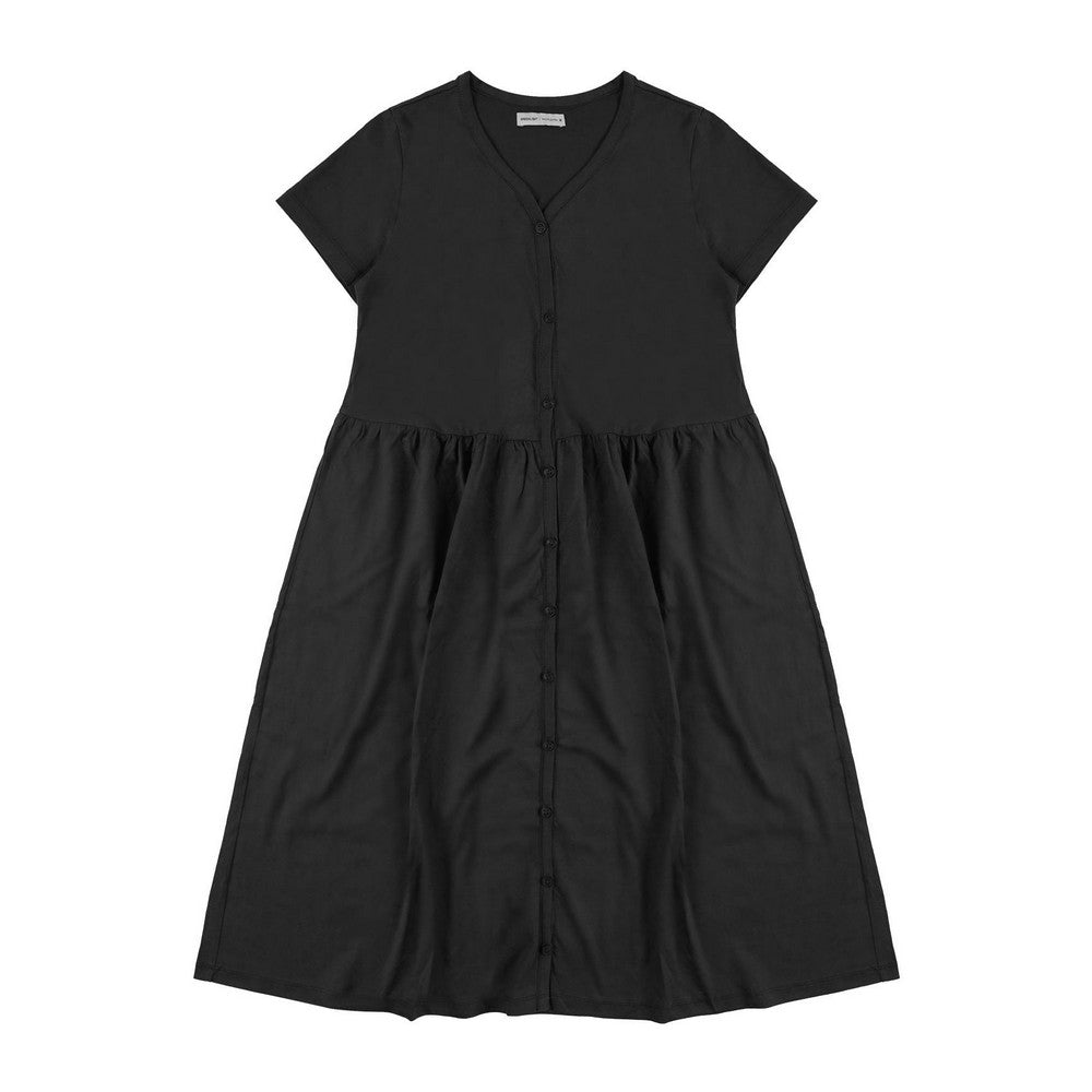 Greenlight Midi Dress Short Sleeve Button Opening Keira HP-C040325