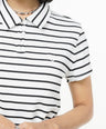Greenlight Women's Collar T-Shirt Short Sleeve Basic Fit Stripe Tee Sana HP-C030326