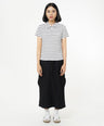 Greenlight Women's Collar T-Shirt Short Sleeve Basic Fit Stripe Tee Sana HP-C030326