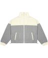 Greenlight Women's Zipper Jacket Loose Fit Baby Terry Jacquard Sasha HP-C030626