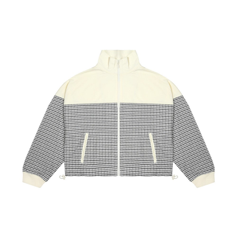 Greenlight Women's Zipper Jacket Loose Fit Baby Terry Jacquard Sasha HP-C030626