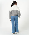Greenlight Women's Zipper Jacket Loose Fit Baby Terry Jacquard Sasha HP-C030626