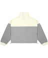 Greenlight Women's Zipper Jacket Loose Fit Baby Terry Jacquard Sasha HP-C030626