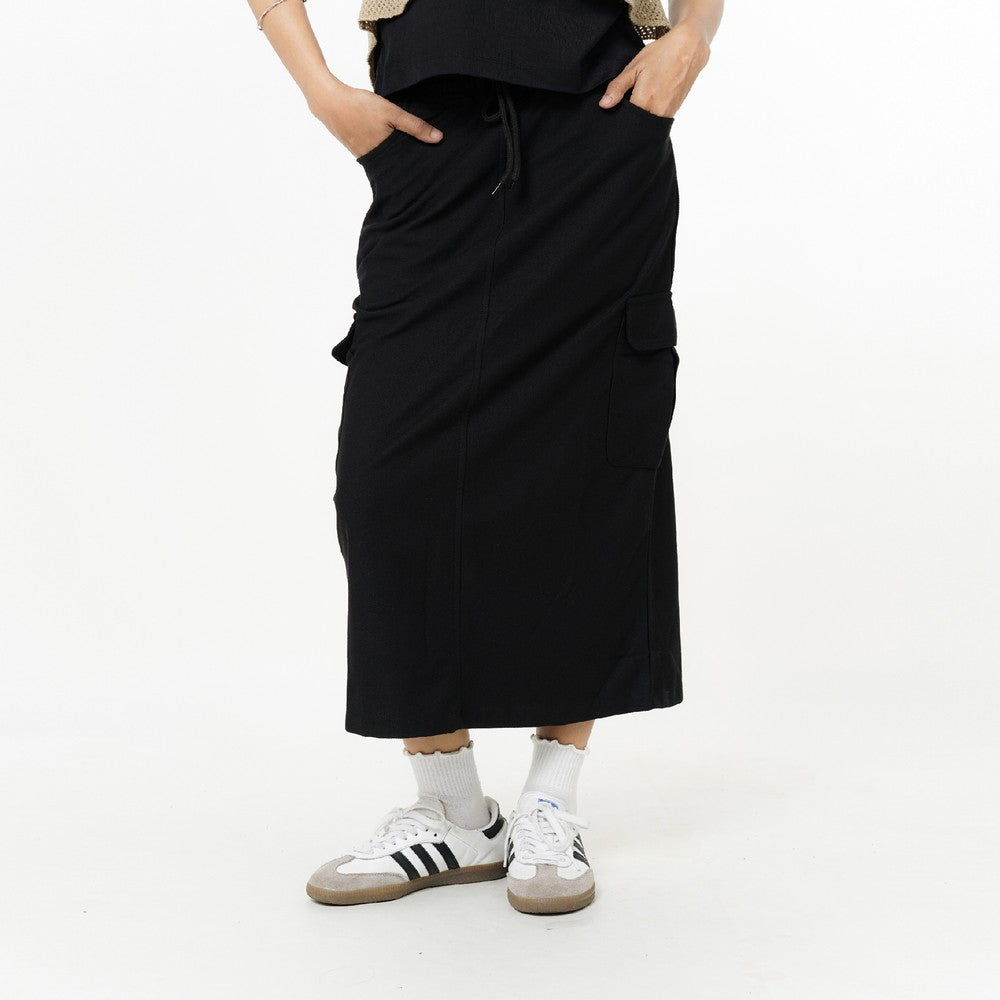Greenlight Women's Midi Cargo Skirt Twill Runa HP-C050126