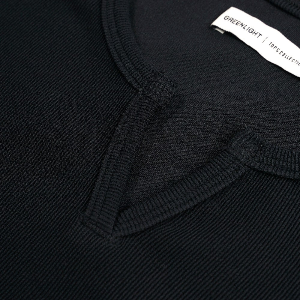 Greenlight Women's T-Shirt Short Sleeve Body Fit Mini Rib Tsubame HP-C080226